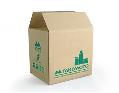 Takemoto packaging on a tray.