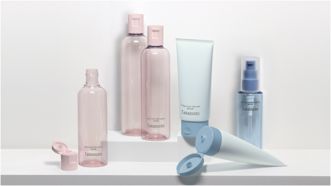 Takemoto packaging on a tray.