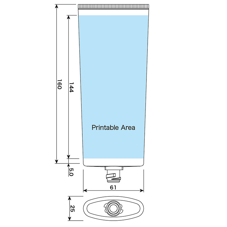 T-45φオーバルワンタッチチューブ-181.3