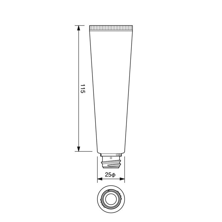 25φエアレスポンプチューブ-45.4