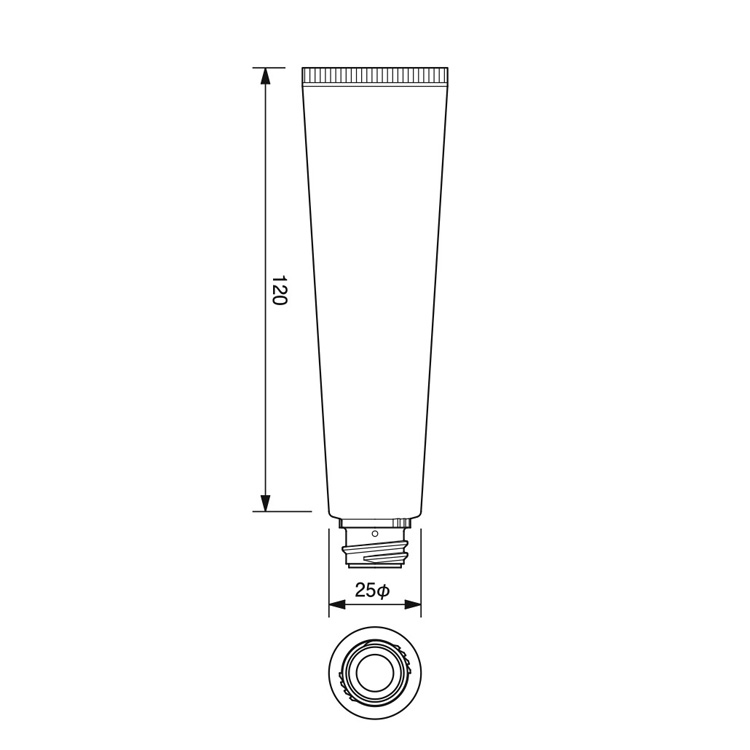 25φエアレスポンプチューブ-47.2