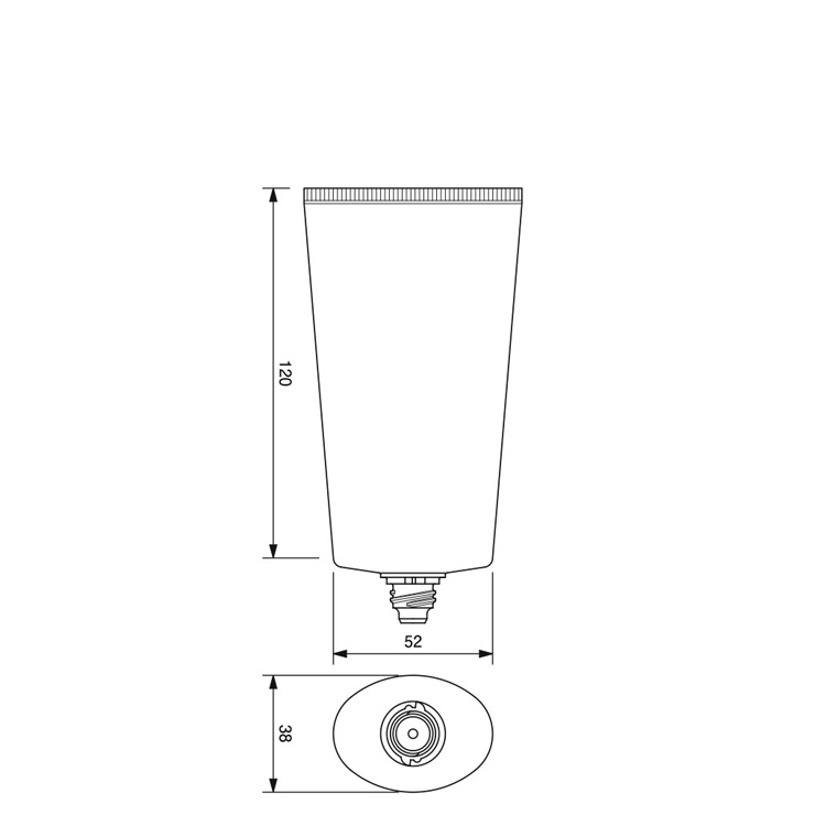 45φオーバルチューブ-137.8