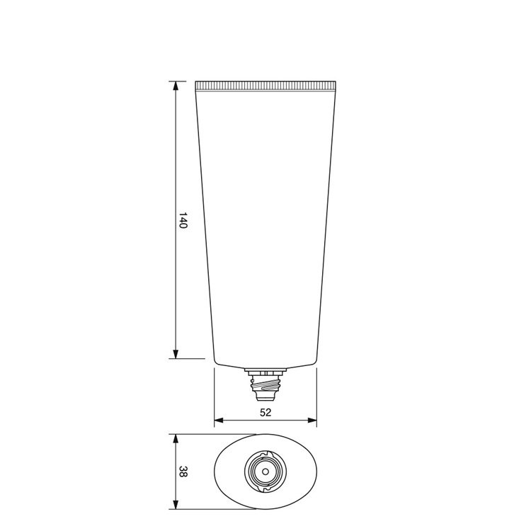 45φオーバルチューブ-171.5