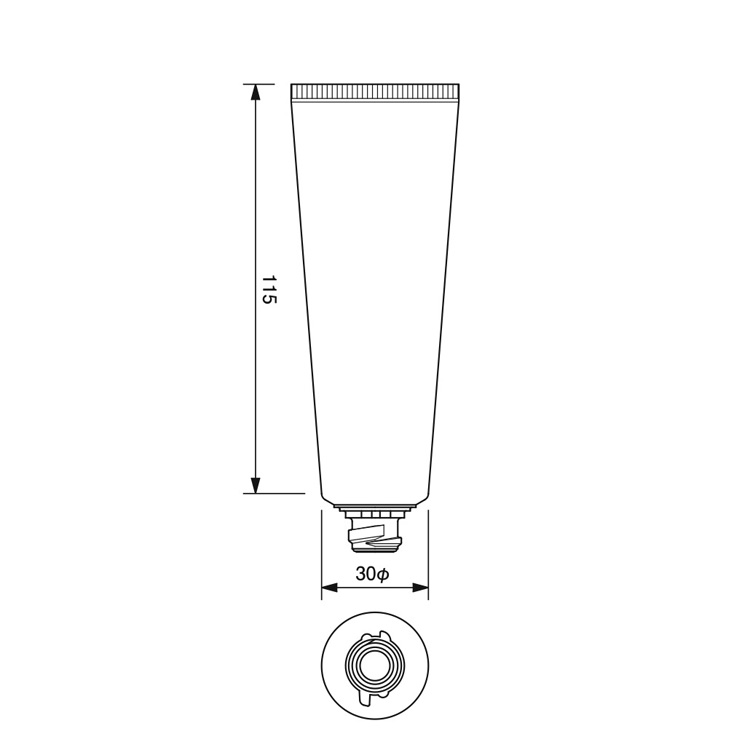 30mm dia. Flip-top Cap Tube  -62.1