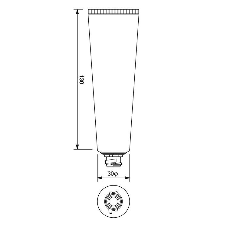 30mm dia. Flip-top Cap Tube  -71.8