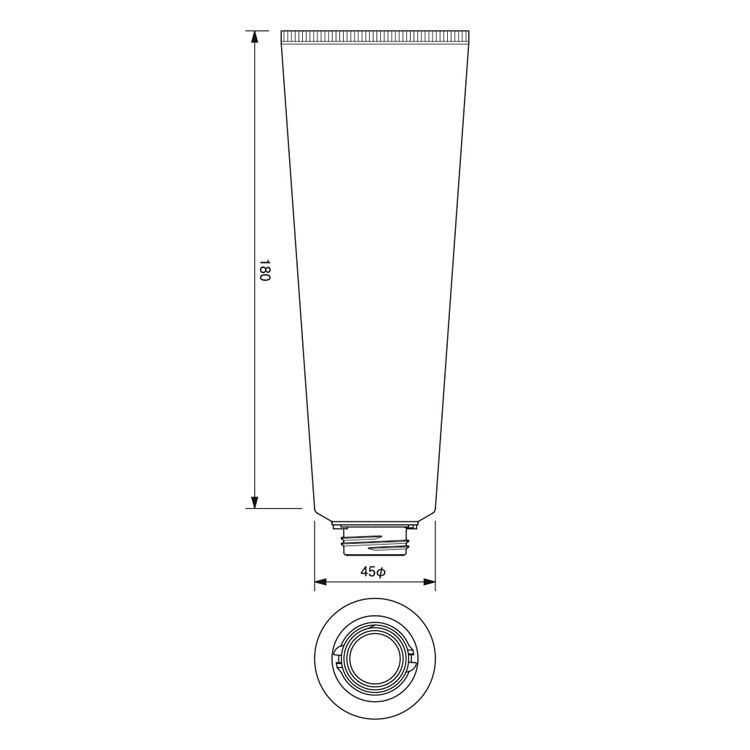 45mm dia. Flip-top Cap Tube-233.8