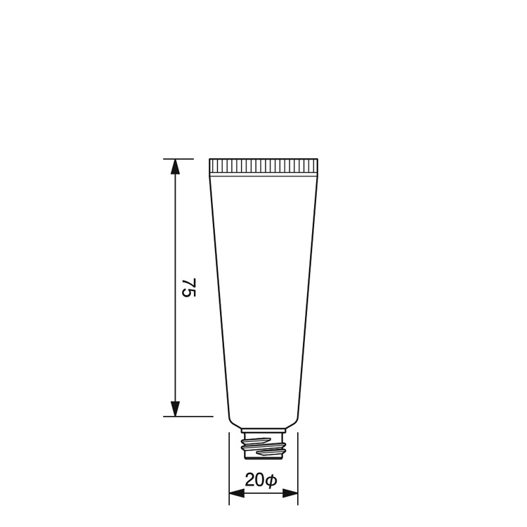 20mm dia. Tube-17.1