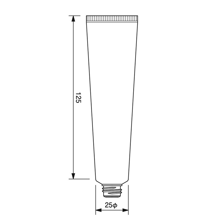 25mm dia. Tube -49.8