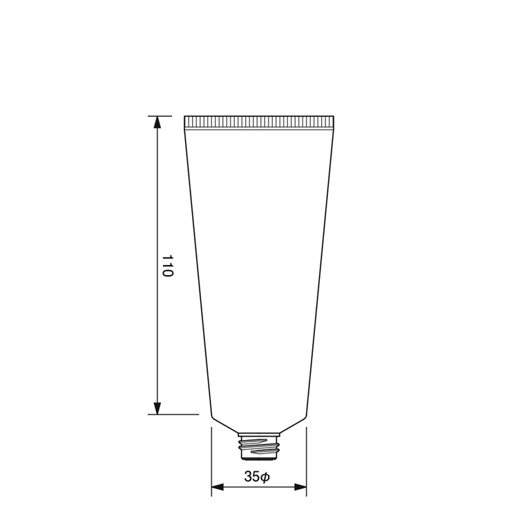 35mm dia. Tube -79.3
