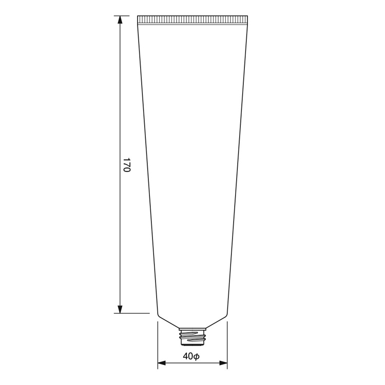 40mm dia. Tube  -172.5