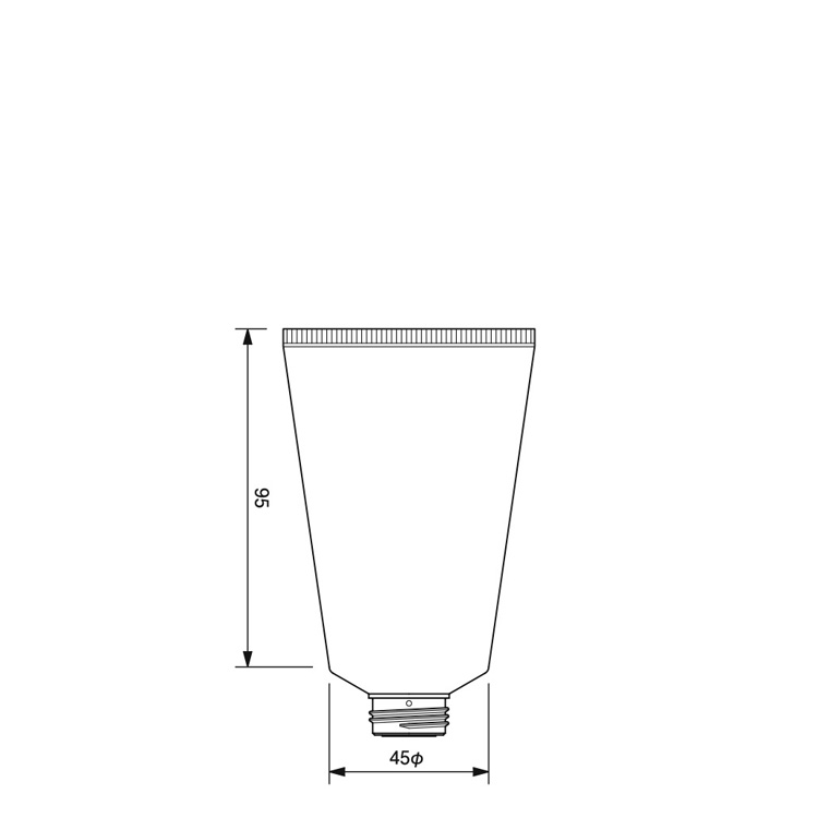 45φチューブ平ネジ用-104.3