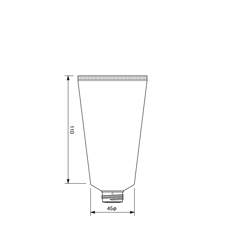45mm dia. Tube  -125.5