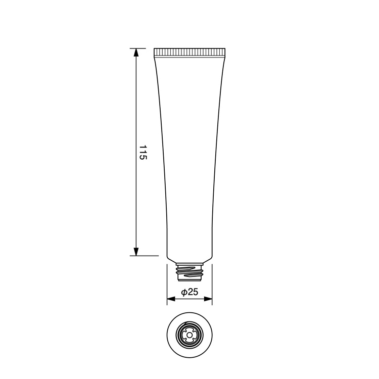 TV-25mm dia. Tube-45.4