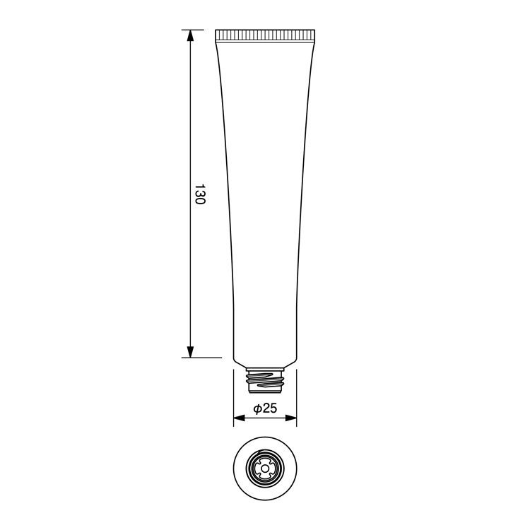 TV-25mm dia. Tube-52.2