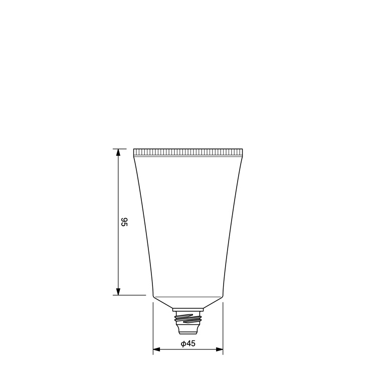 45mm dia. Nozzle Tube-104.3