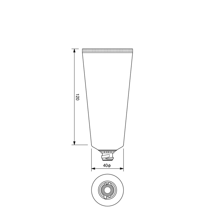 40mm dia. Flip-top Cap Tube II -114