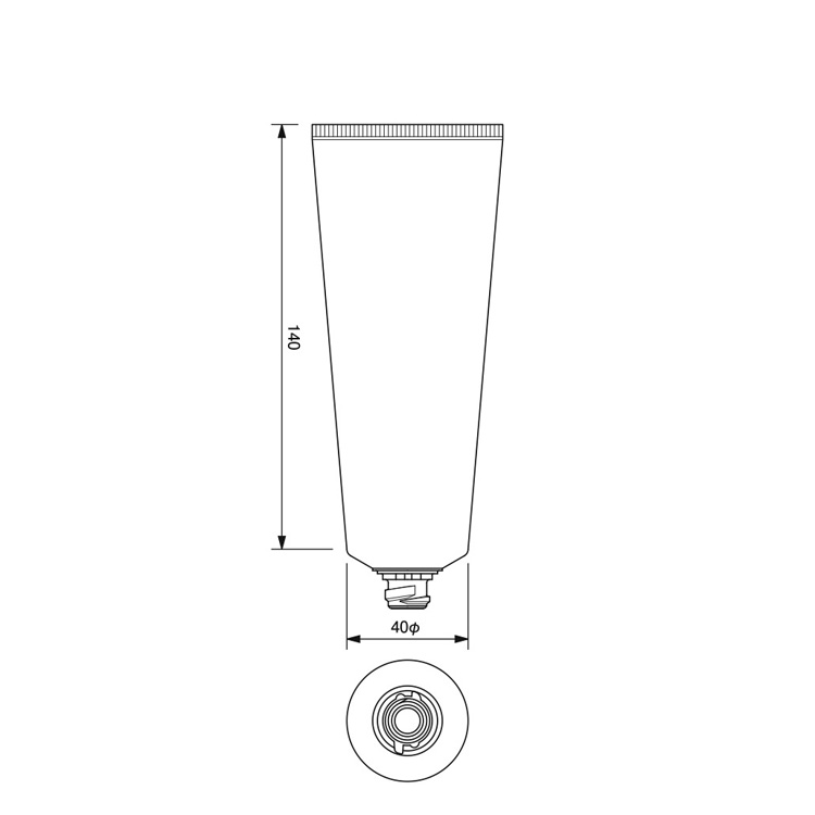 40mm dia. Flip-top Cap Tube II -137.3